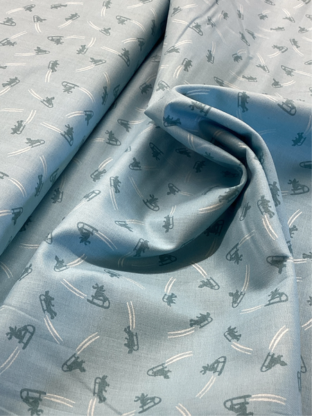 X025 Snowy Day D# C37 | Makower - 1/2 Metre