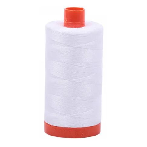 Aurifil Cotton Quilting Thread Mako 50w, Large Spool 1200m Egyptian Piecing, Quilting and Applique Cotton fabricmouse Thread - Fabric Mouse