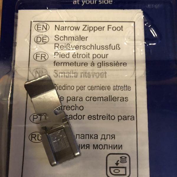 Brother Narrow Zipper Foot (F079) XG9145001 Brother Sewing Machine Accessories - Fabric Mouse