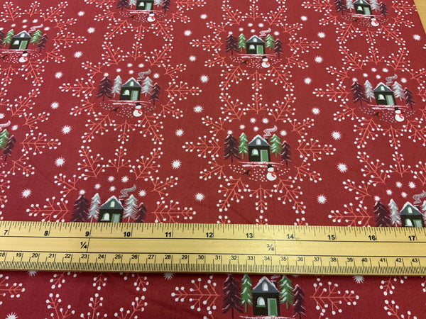 X040 A Country Side Winter D# C16 | Lewis & Irene - 1/2 Metre