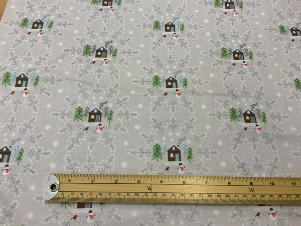 X032 A Country Side Winter D# C16 | Lewis & Irene - 1/2 Metre