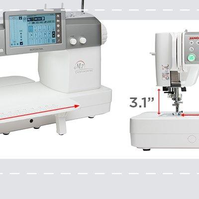 Janome M7 Continental Sewing Machine-Sewing Machines-Janome-Fabric Mouse
