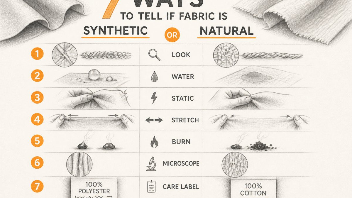7 Ways to Tell if Fabric is Synthetic or Natural