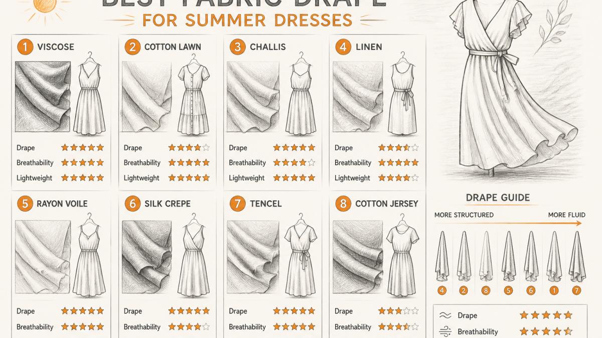 Best Fabric Drape for Summer Dresses
