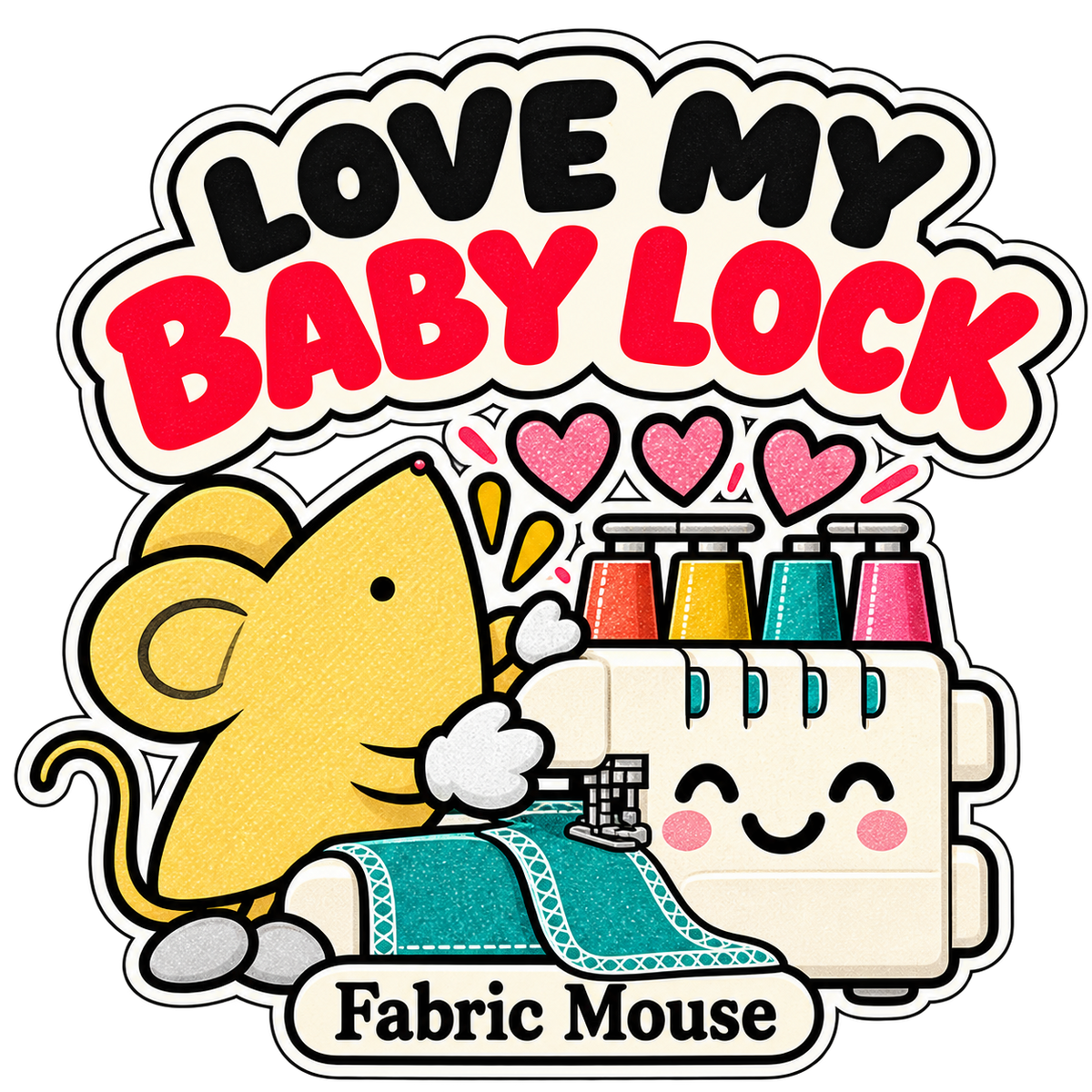How Do I Keep My Baby Lock Overlocker Sewing Well? — Fabric Mouse retro baby lock sticker