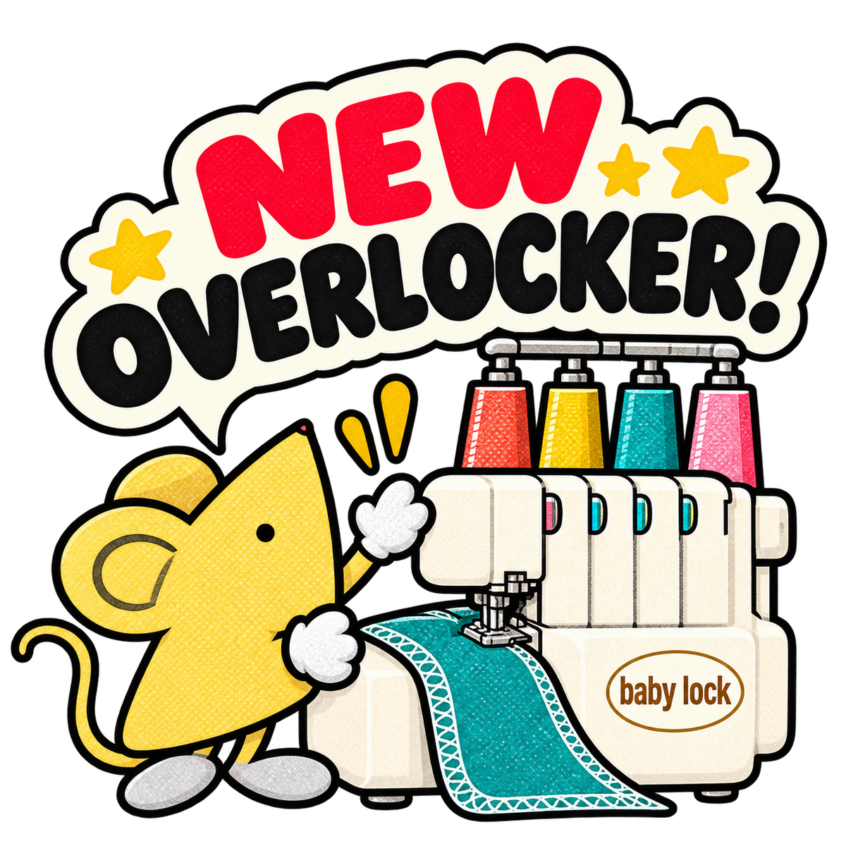 Choosing a New Baby Lock Overlocker: Where Should I Start? — Fabric Mouse retro baby lock sticker
