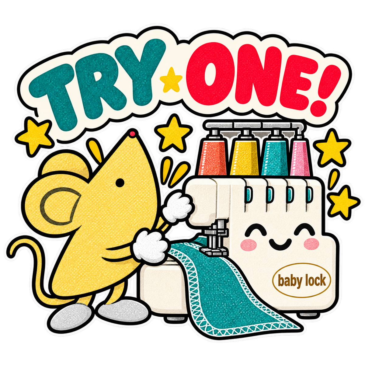 Can I Try a Baby Lock Overlocker Before Buying? — Fabric Mouse retro baby lock sticker
