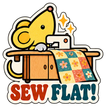 Can a Sewing Cabinet Make My Machine Sew Flat? — Fabric Mouse retro sewing cabinet sticker