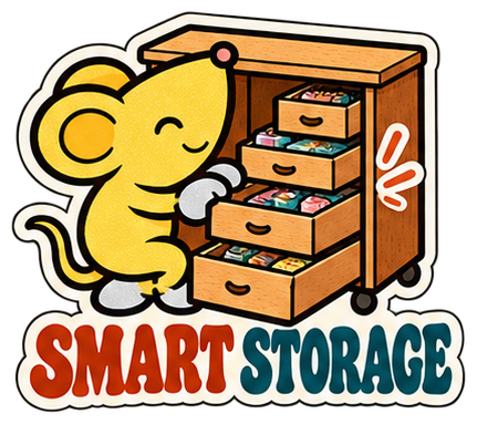 What Storage Does a Sewing Cabinet Have? — Fabric Mouse retro sewing cabinet sticker