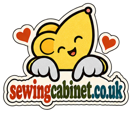 Fabric Mouse mouse with hearts pointing to sewingcabinet.co.uk