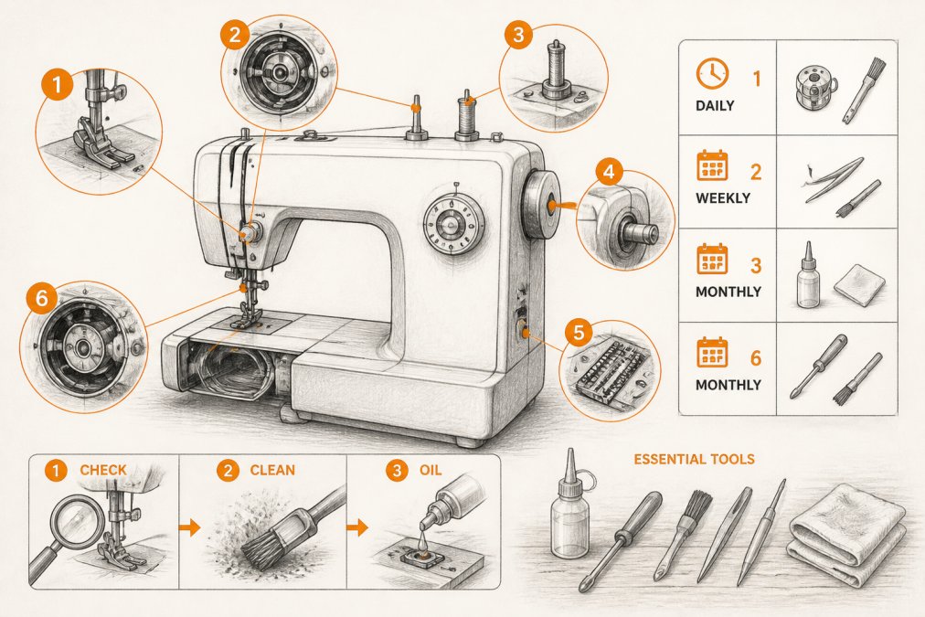 Professional Sewing Machine Maintenance Tips: 2026 Guide