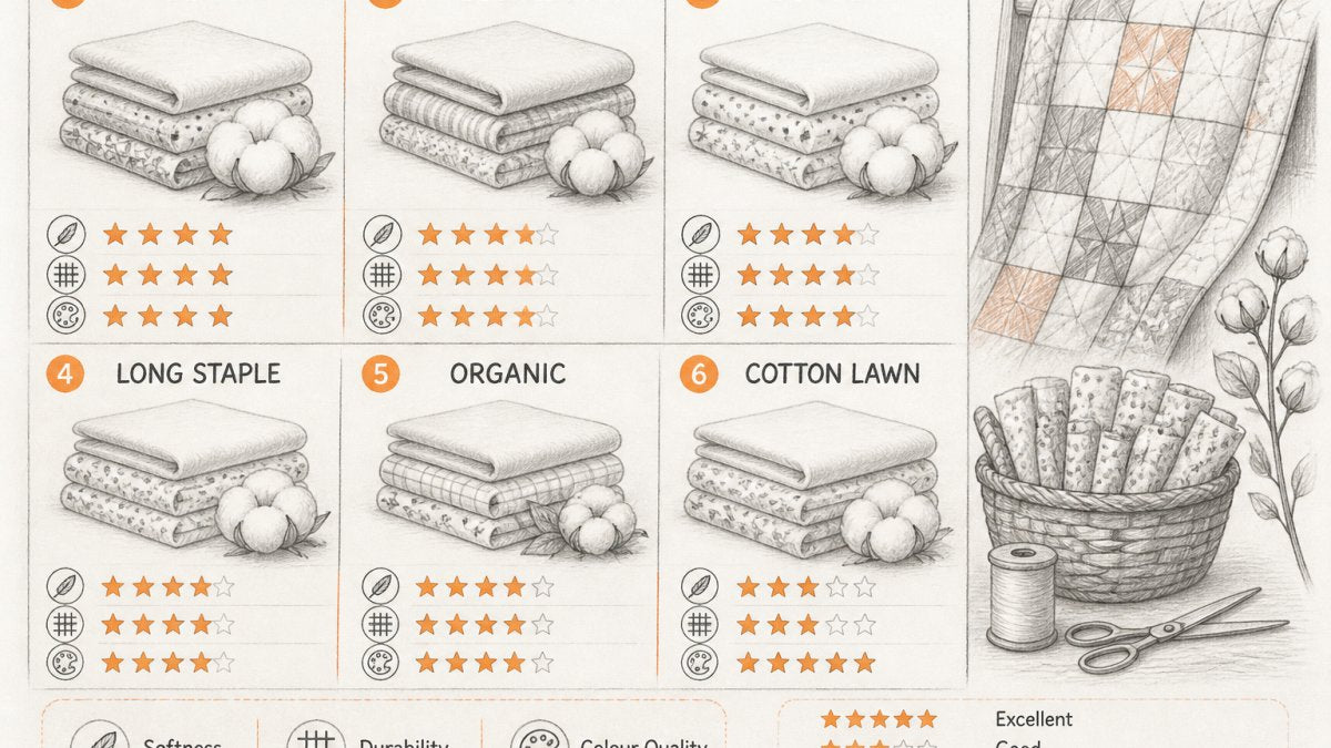 Types of Premium Cotton for Quilting