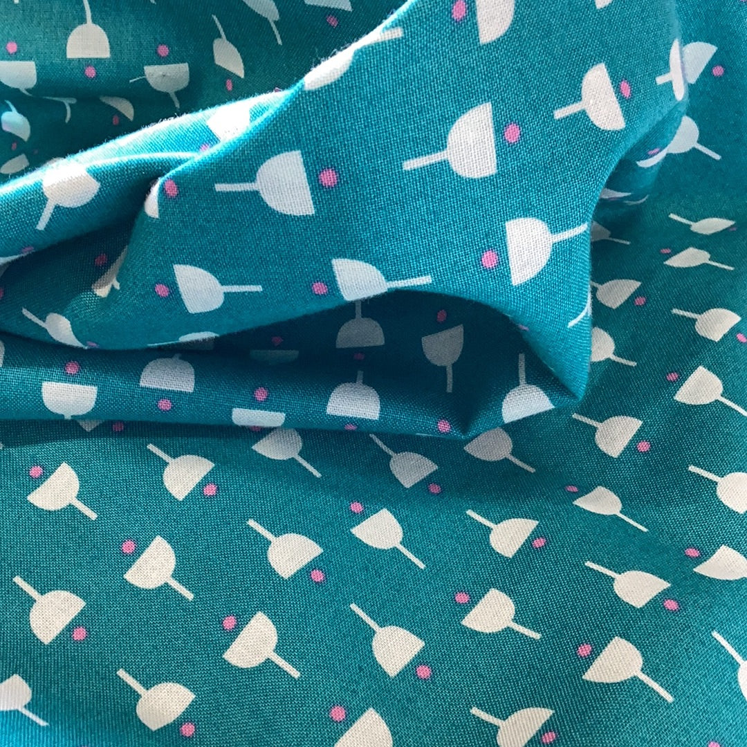 Confetti by Rachel Cave CONF1240 Teal | Dashwood Studio - 1/2 metre