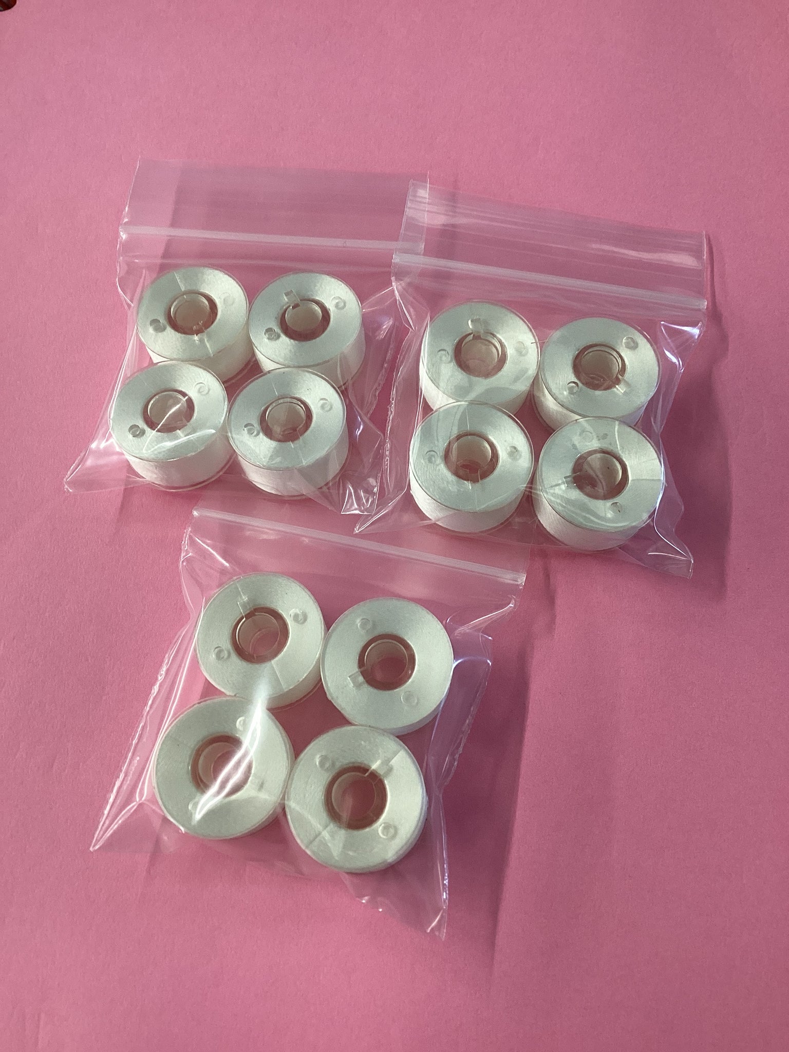 12 Pre-Wound Polyester Embroidery Bobbins | 70D2 Style A