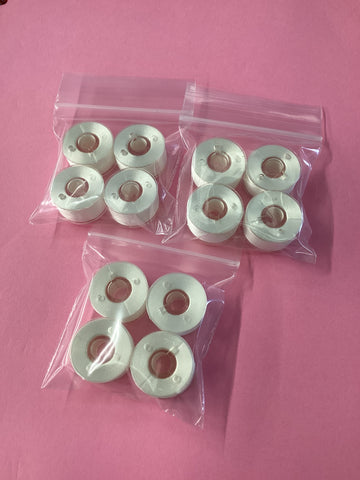 12 Pre-Wound Polyester Embroidery Bobbins | 70D2 Style A