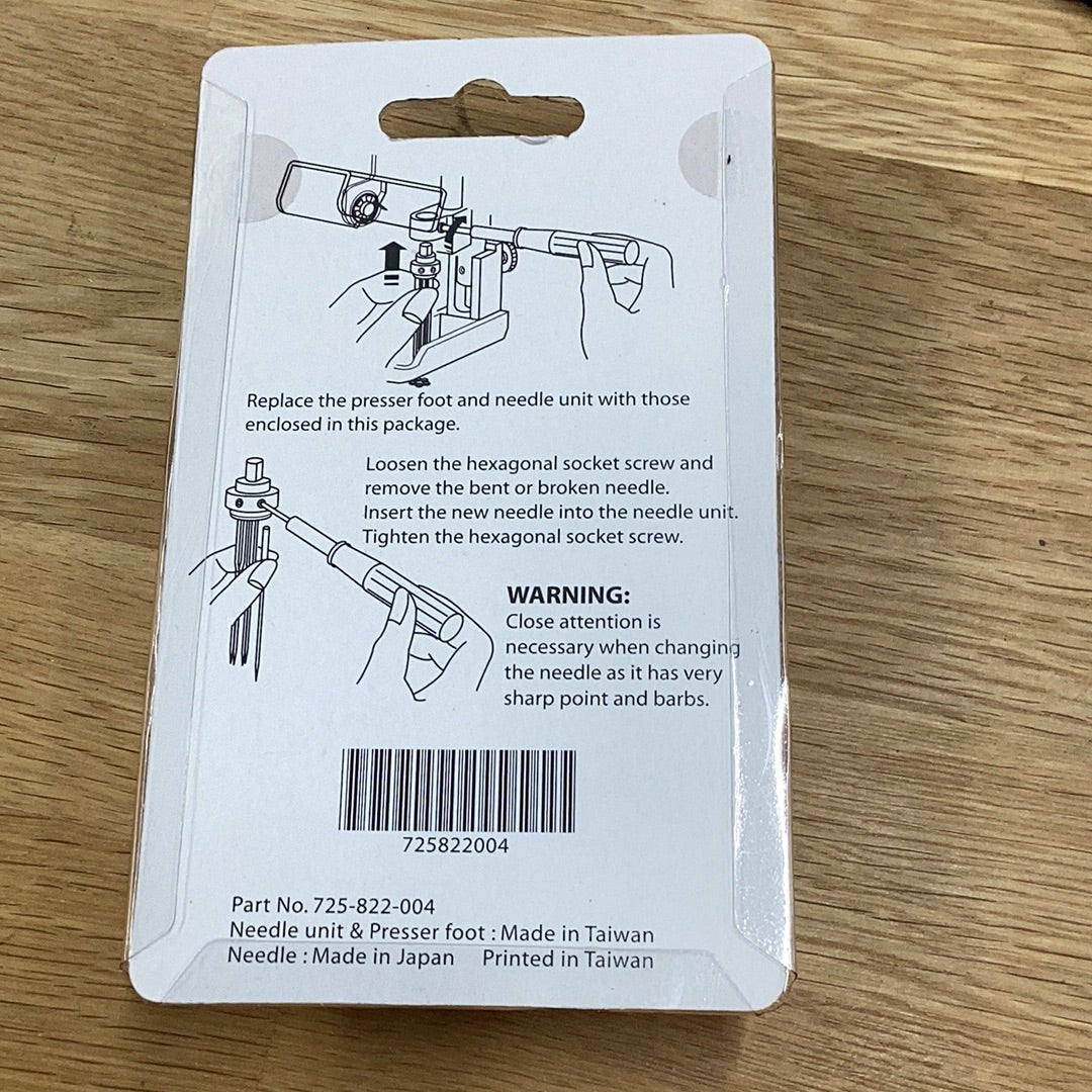 Janome Needle Unit with Presser Foot for Felting Machines