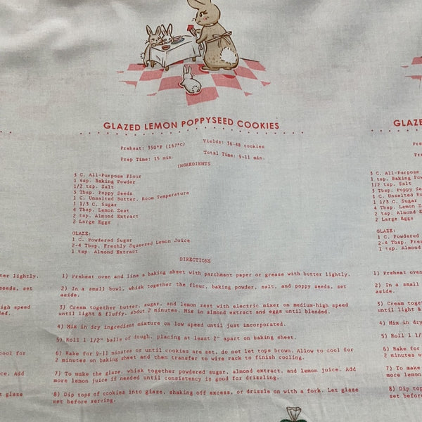 Bunnies & Cream C6024 Pink on White Panel-Penny Rose Fabrics- DB18