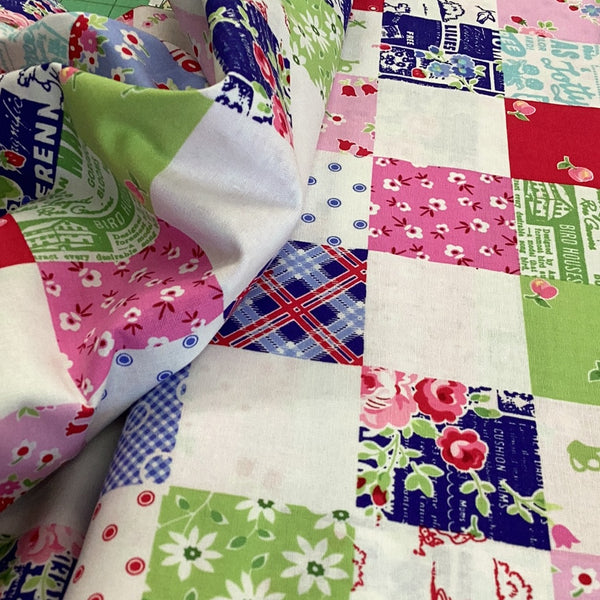 Patchwork (Colourway 2) by Holly Holderman | LakeHouseDryGoods.com #LH14021 - 1/2 Metre