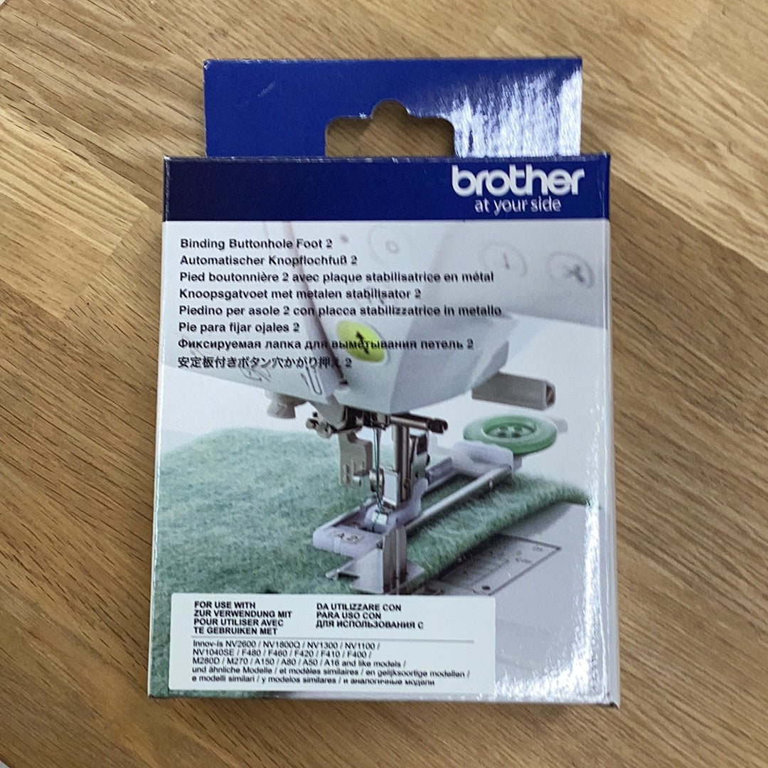 Brother Binding Buttonhole Foot 2 | Brother Sewing Machine Accessories F084