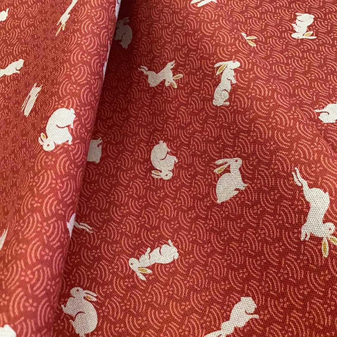 Sevenberry Rabbits | Authentic Japanese Fabric