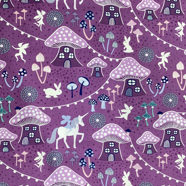 Fairy Nights D#A403 Purple | Lewis & Irene - 1/2 metre