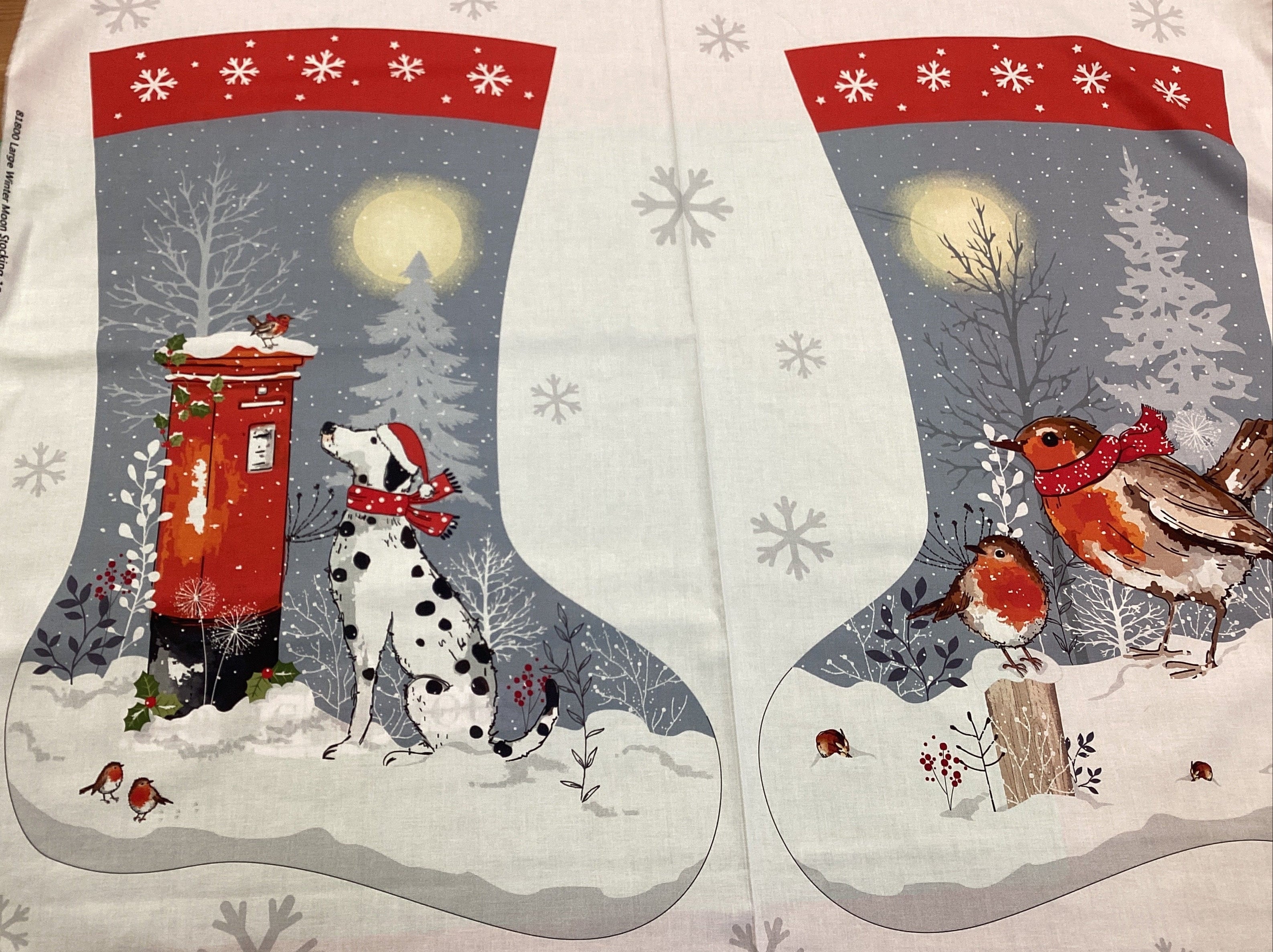 XP060 Large Winter moon Stocking Panel 81800 | Nutex