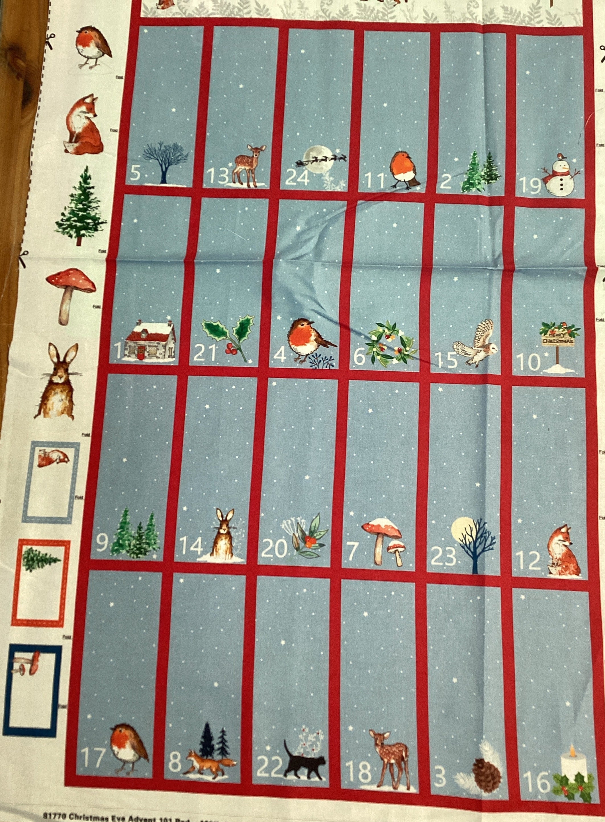 XP057 Christmas Eve Advent Panel 81770 | Nutex