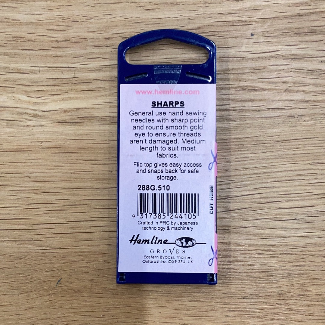 Hand Needles Sharps Size 5-10 | Hemline
