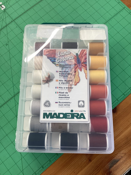 Madeira Lana/Cotona Embroidery Thread in Threadable Travel Box