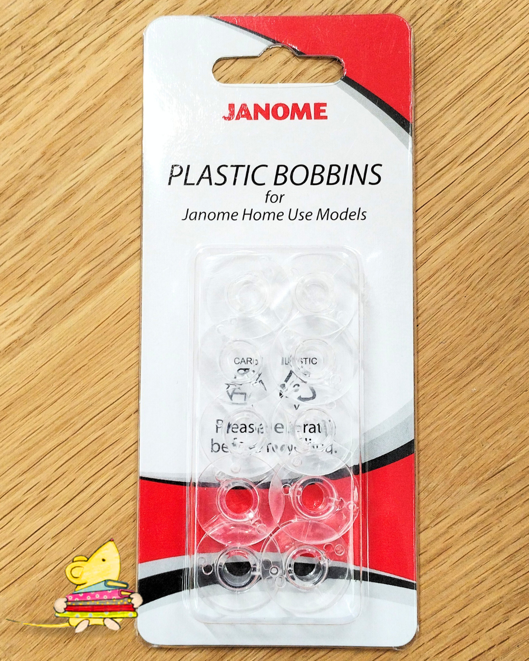 Bobbins for Janome and Elna pack of 10 – Fabric Mouse Sewing Machines