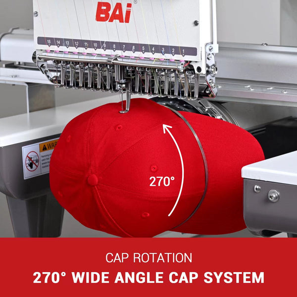 The Mirror | 15 Needle Commercial Embroidery Machine | BAi Embroidery Machines