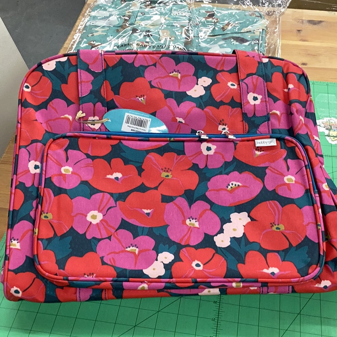 Sewing Machine Bag Modern Floral Print Fabric Mouse Sewing Machines