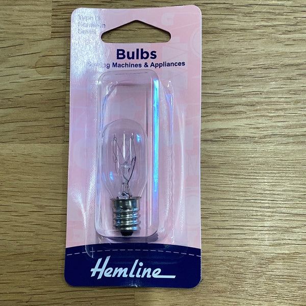 Hemline Sewing Machine Light Bulb Type D Screw-in Small