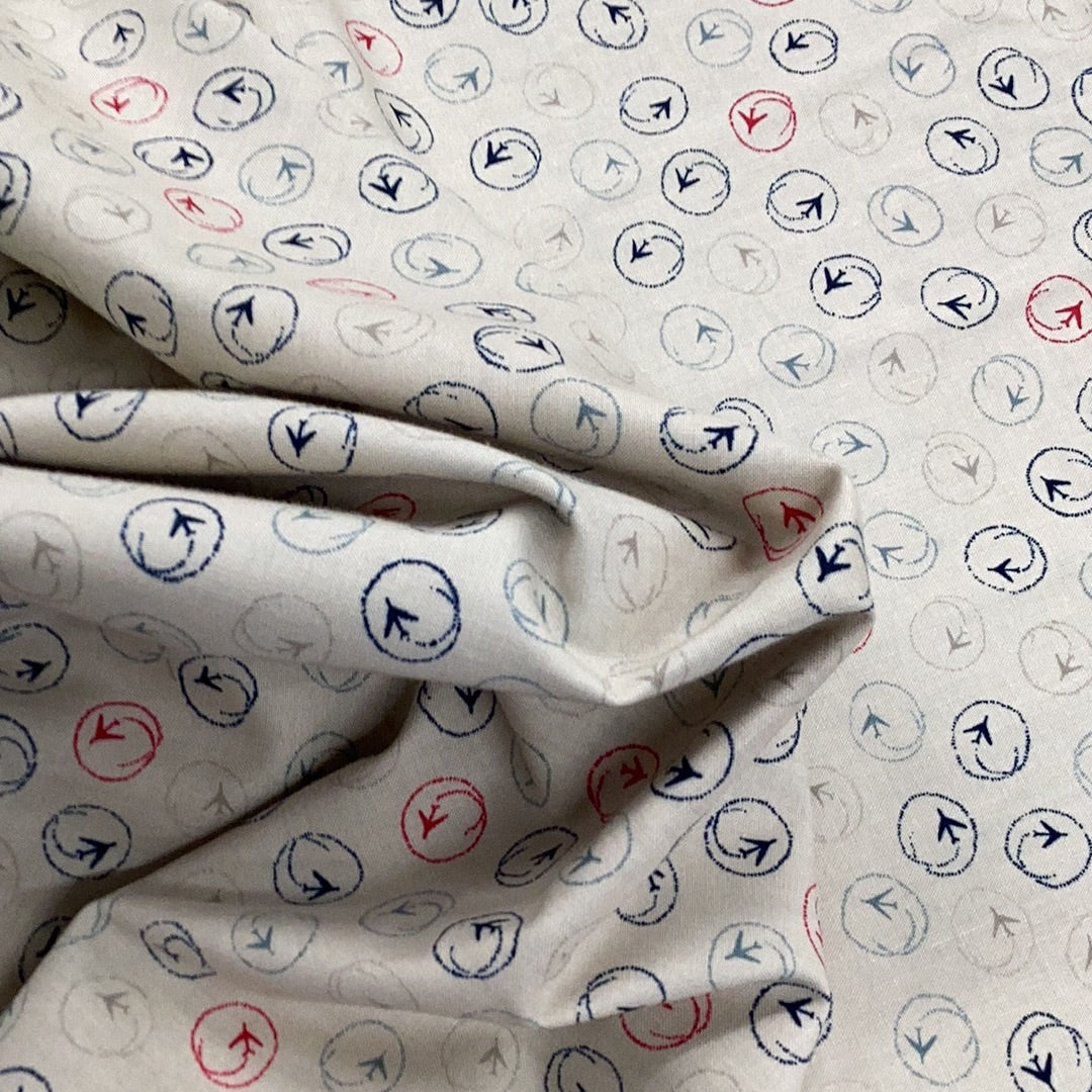 Flight by Janet Clare "Adventure is Worthwhile in Itself" -Amelia Earheart #1413 16 | Moda - 1/2 metre