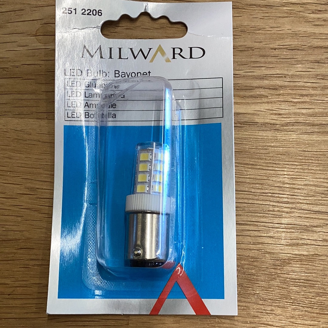 Milward LED Bulb: Bayonet