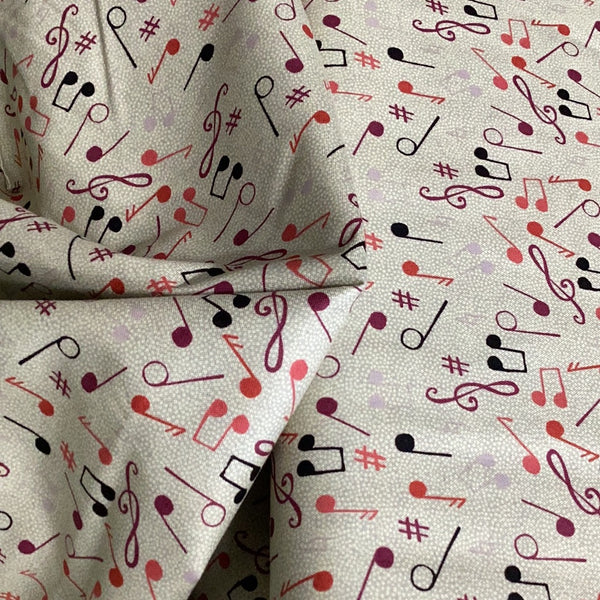 Musical Notes FF25 | A Fabric Freedom Design - 1/2 metre