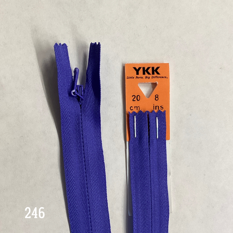 YKK Concealed / Invisible Zipper 8 inch 20cm (246) BX1