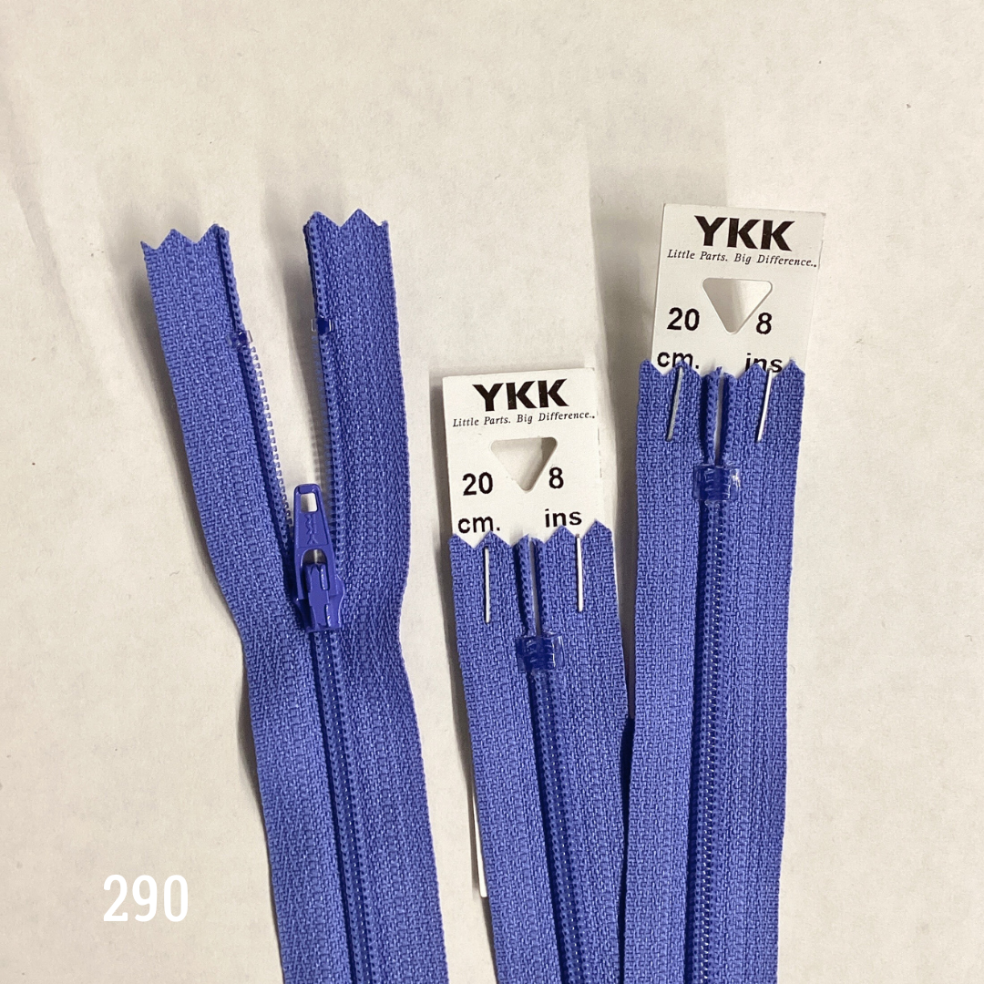 YKK Nylon Dress and Skirt Zip 20cm 8inch: (290) BX1