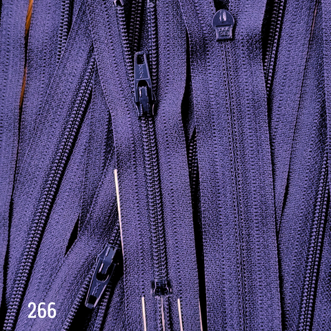 YKK Nylon Dress and Skirt Zip 36cm 14inch: Dark Purple (866) ZS3/F7