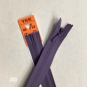 YKK Concealed / Invisible Zipper 22 inch 56cm (380) BX2
