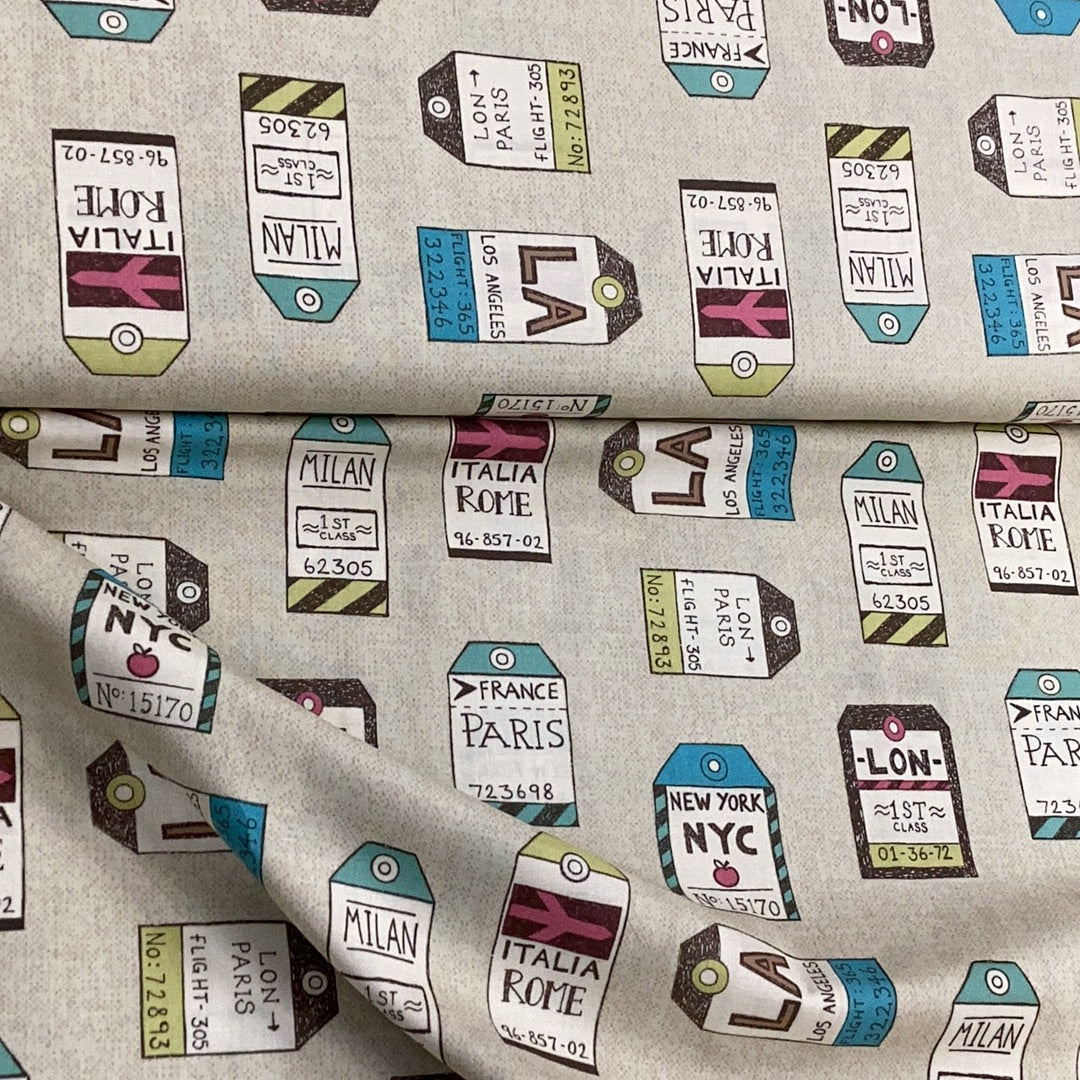 FX46 Col.1 Globe Trotter | Fabric Freedom - 1/2 metre