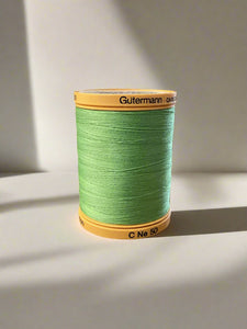 800m Green 7880 - Gutermann Natural Egyptian Cotton Quilting Thread