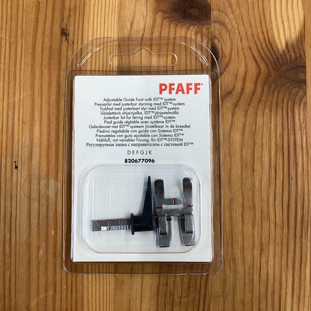 Pfaff Adjustable Guide Foot for IDT | 820677096