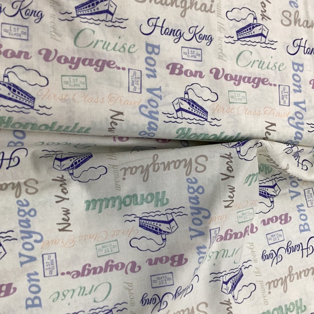 FX45 Globe Trotter | Fabric Freedom - 1/2 metre