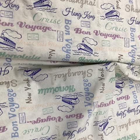 FX45 Globe Trotter | Fabric Freedom - 1/2 metre