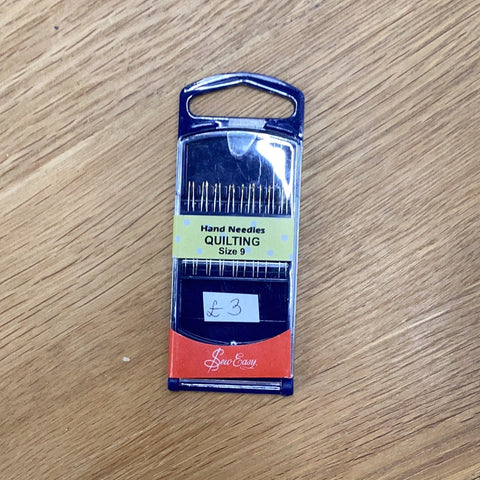 Hand Quilting Needles Size 9 | Sew Easy