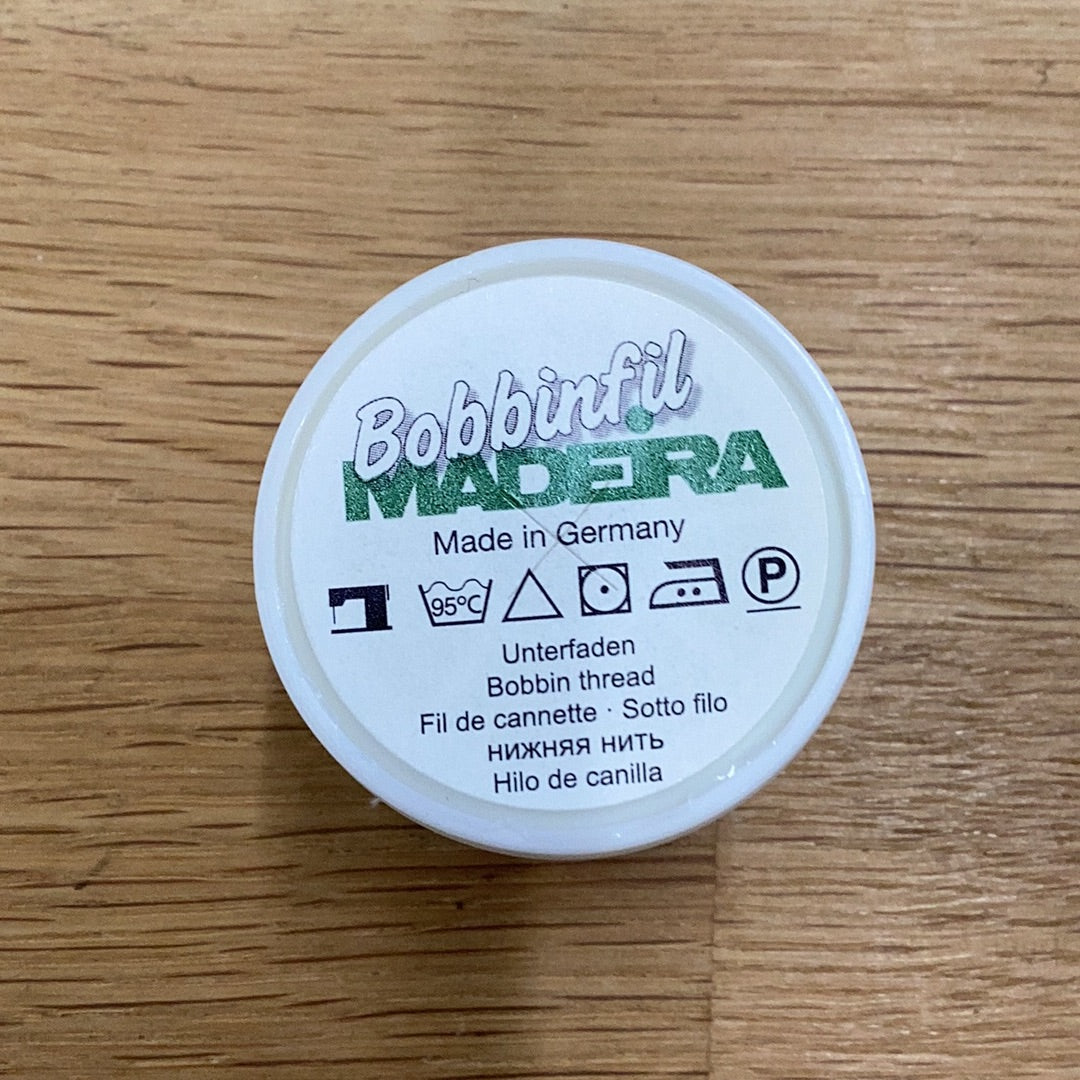 Madeira Bobbinfil White 500m 70 Col. 1001