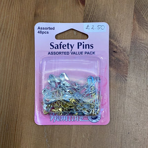 Safety Pins Assorted Value Pack