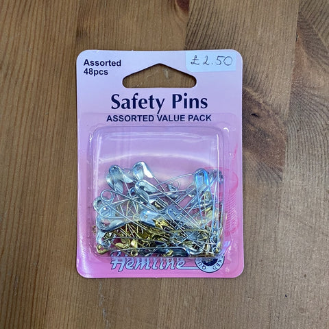 Safety Pins Assorted Value Pack