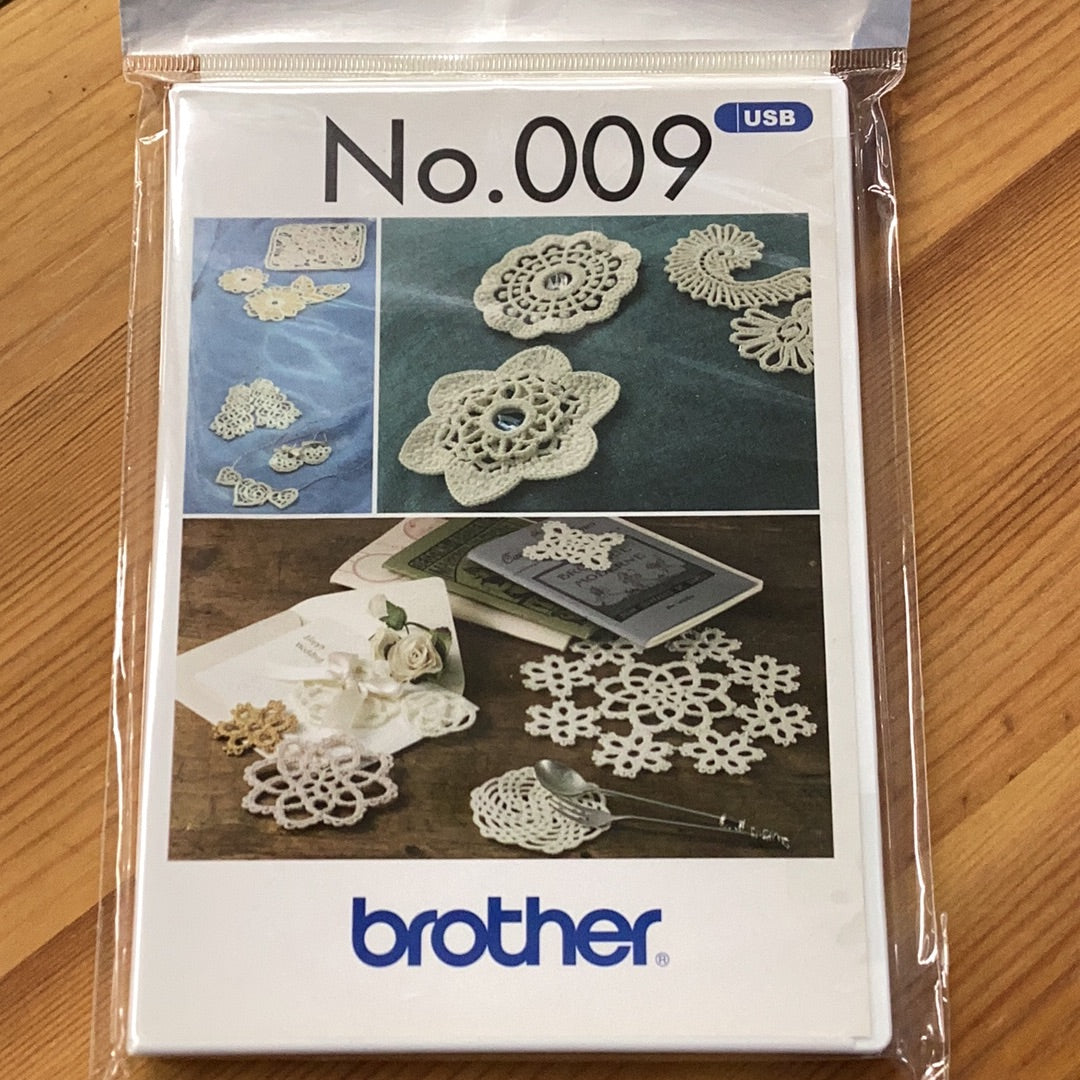 Brother BLECUSB9 Crochet Lace Style embroidery design USB packaging